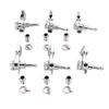 6PCS Guitar Locking Tuners Triangular Hd String Tuning Key Pegs NaMachine Hds Replacement 3 Right 3 Left