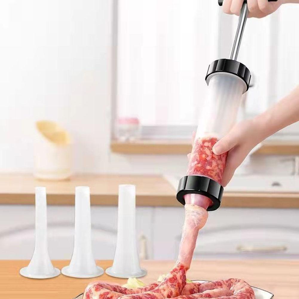 Manual Sausage Stuffing Machine Homemade Sausage Stuffer Sausage Syringe Sausage Stuffer Gadgets Manual Meat Injector Tools