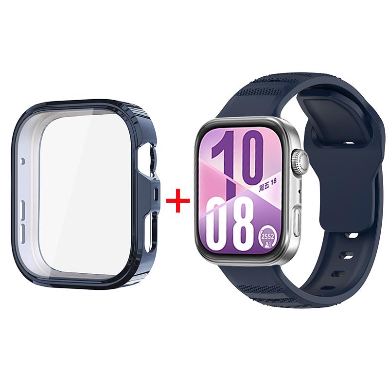 Case+SIlicone Band for Huawei Watch Fit 4 Pro Strap Smart Watch Sport Correas Bracelet for Huawei Watch Fit 4 Bands Accessories