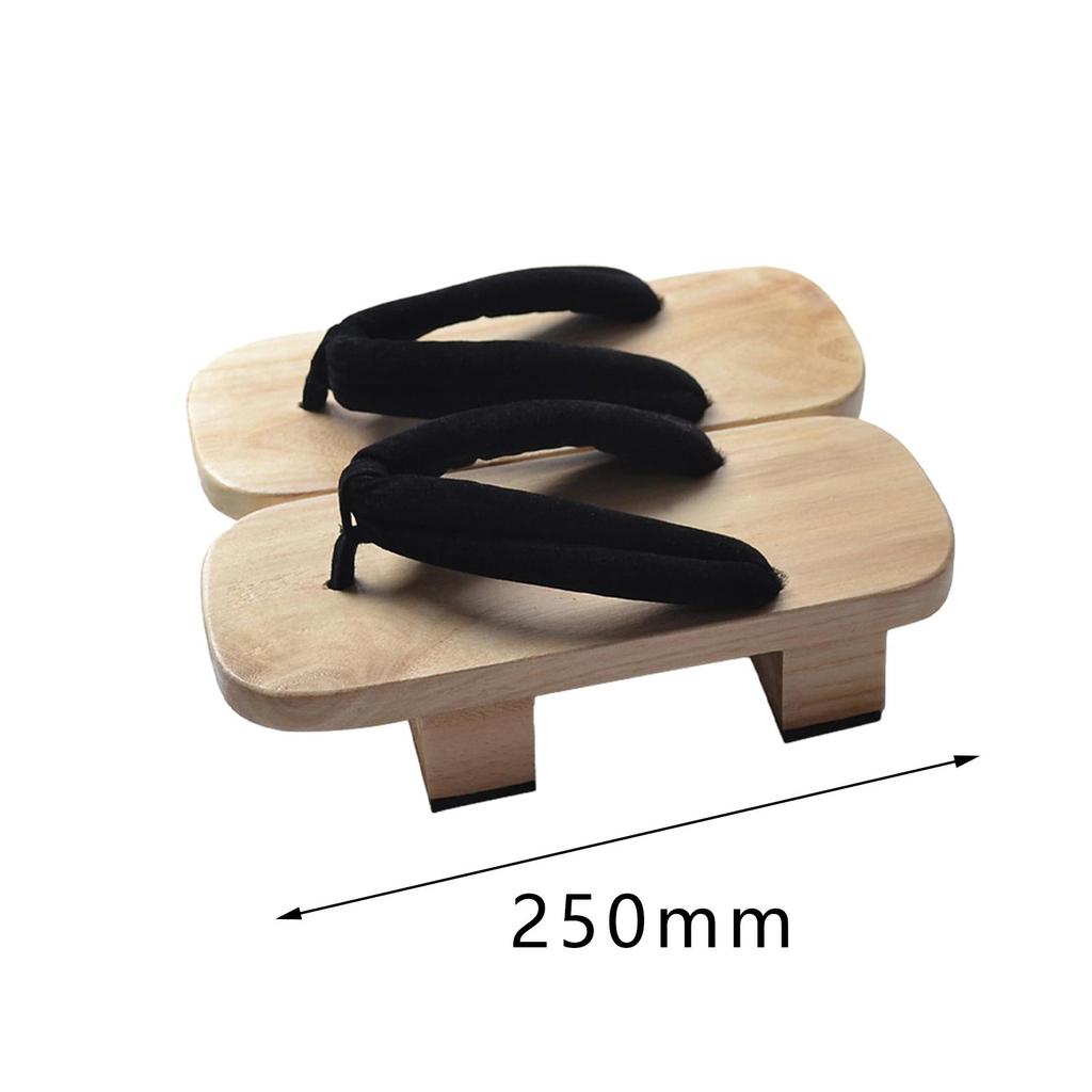 1 Pair of Wooden Clog Sandals Flip Flops Mules with EVA And Tabi Socks for Travel, Apartment, Home,