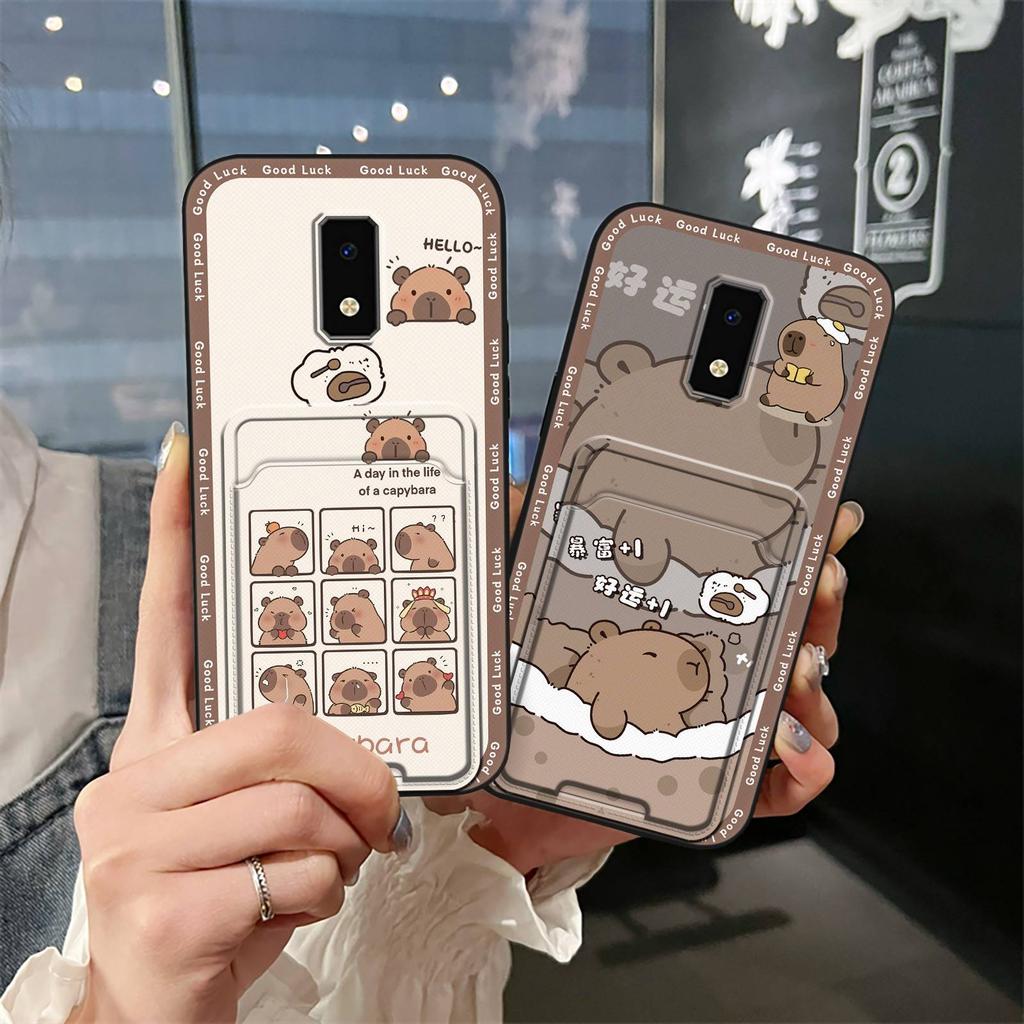 Silicone Soft Case Phone Case For BLU View4 Back Cover Protective Durable Card Bag Shockproof Card Sleeve Card Slot TPU