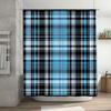 Modern Checkered Shower Curtain For Bathroom Decor Pink Black Plaid Waterproof Fabric 3D Printing Home Decoration