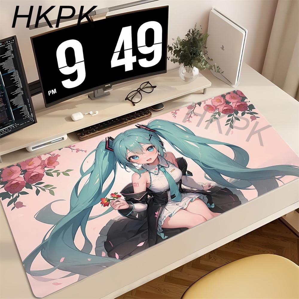 Mouse Pad H-hatsune Miku Multi Mousepad Large Size Gamer Keyboard Desk Mats Extended Mausepad Office PC Gaming Accessories Mat