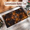 Personalized Crystal Velvet Carpet Wolverhampton Wanderers Football Pattern Non Slip Floor Rug