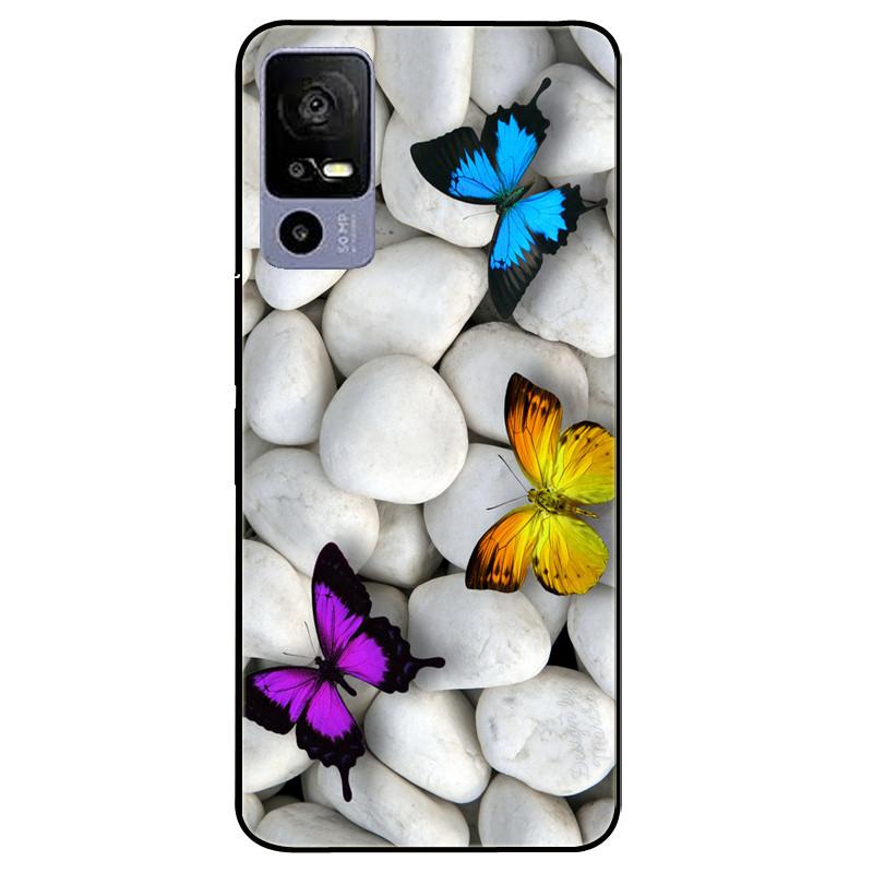 For TCL 40R 5G Case 6.6'' Silicone Soft Fashion TPU Phone Cover for TCL 40 R 5G Cases T771K T771A T771H Bumper Funda For TCL 40R