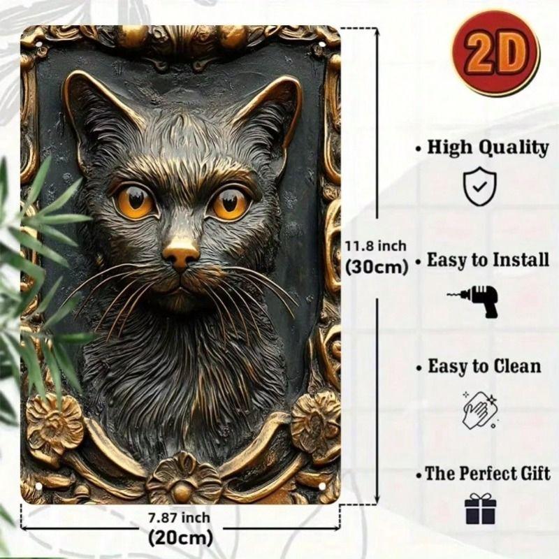 

Retro Metal Wall Art Tin Sign Poster Living Room Home Decor 20x30cm