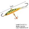 12g/7cm Spoon Metal Lures Artificial Lead Hard Hook 2024 Winter Ice Fishing Lure  Diamond