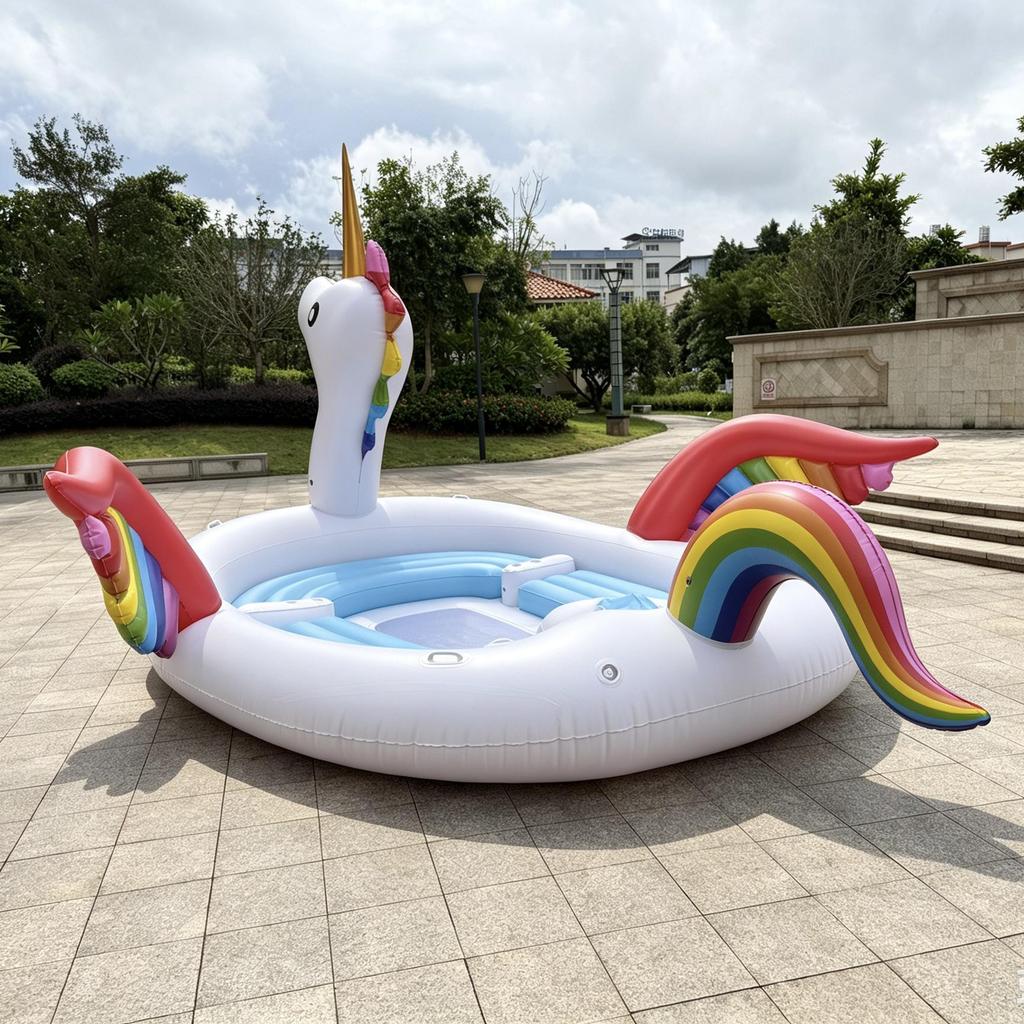 Inflatable Unicorn PVC Water Raft