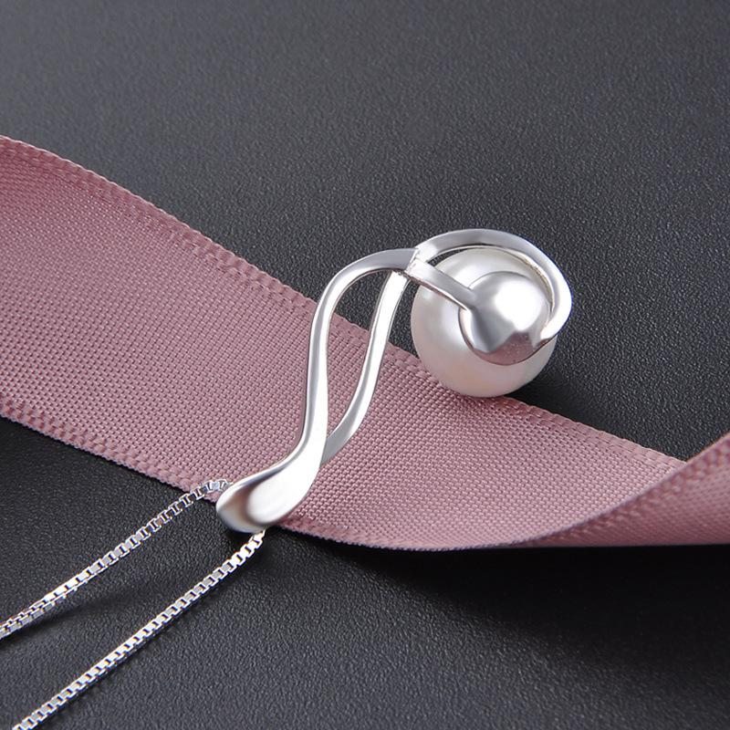 Lindon 925 Sterling Silver Classic Women Necklace Pendant Zircon Fashion Gift