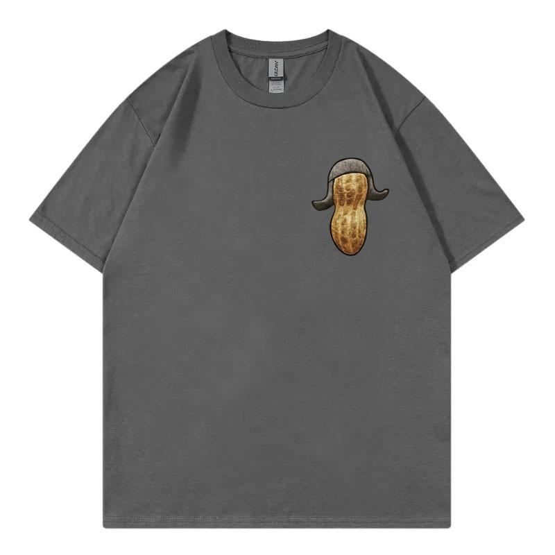 The Burnt Peanut Funny Meme Tshirt Men Women Clothing High Quality Fashion Tshirts Summer Casual Cotton Short Sleeve T Shirts