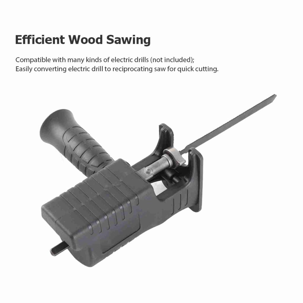 Reciprocating Saw Adapter Woodworking Hand Saw Drill Jig Saw Attachment