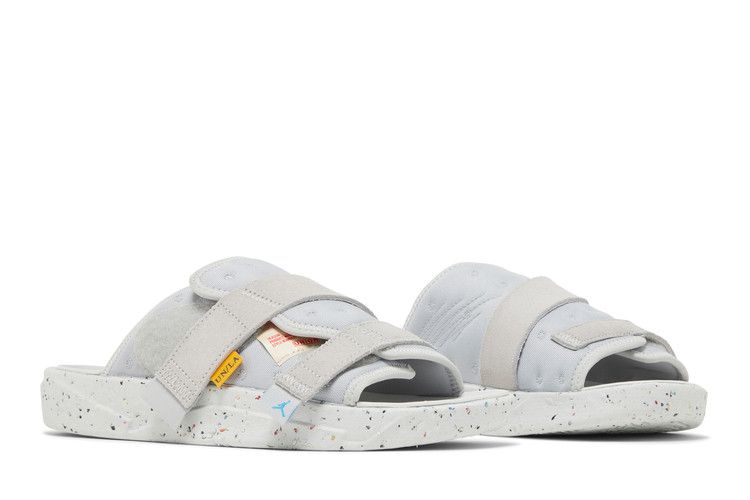 Men's Slides Jordan Crater Slide Union Future is Now Grey Fog/Siren Red-Light Smoke Grey