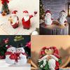 New Resin Christmas Couple Figurines - Creative Holiday Decorations for Home Tabletop Displays