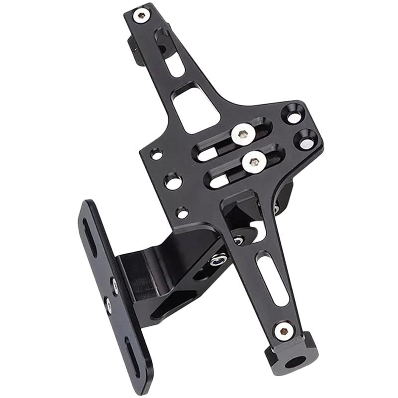 Motorcycle Rear License Plate Holder Bracket With Light Tail Tidy Fender Eliminator CNC Aluminum For Honda Cafe Racer Suzuki
