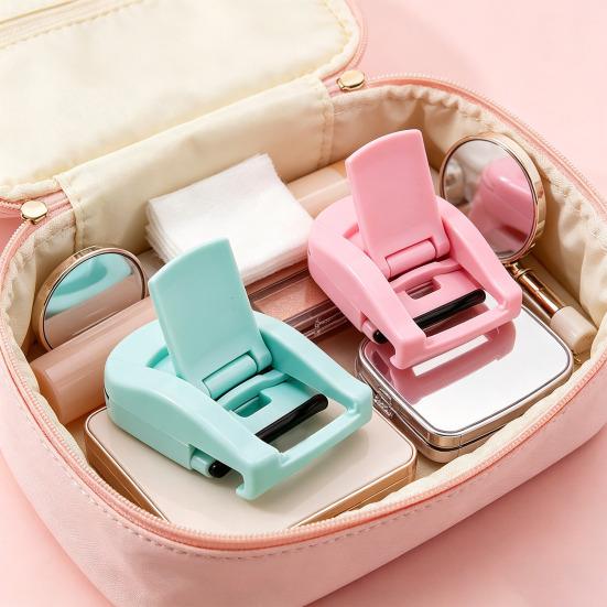 Mini Plastic Eyelash Curler Portable Travel Lashes Curling Tools Natural Long Lasting Women Eye Lash Curler Tools