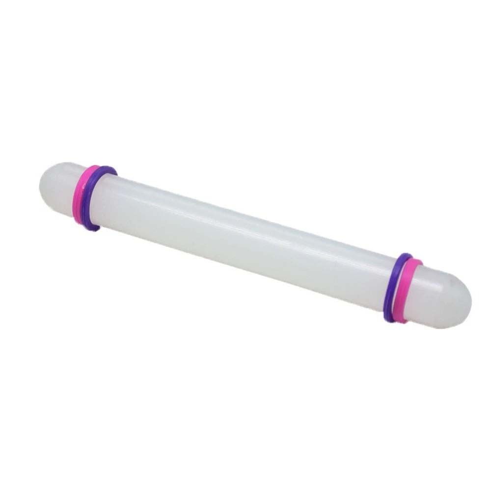 With Anti-slip Band Biscuit Rolling Pin PP Plastic Rolling Pin Dough Roller Fondant  Baking Tool