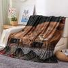 Tiger Print Flannel Blanket, High Quality Comfortable for All Seasons, Home Decor, Warmth and Comfort, Perfect for Christmas Gifts