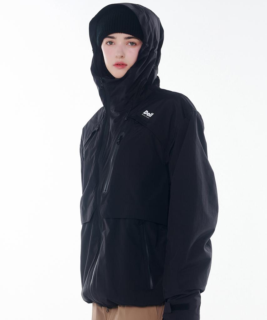 Doll Outerwear 2425 Arte Snowboard Jacket Black Unisex