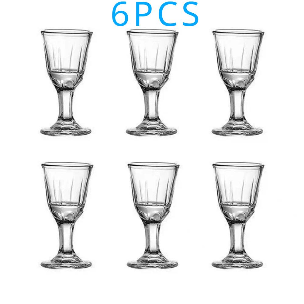 

Small Capacity Tall Glass Baijiu Cup Wholesale Goblet Spirits Cup One Cup Wine Dispenser Transparent Qinglian Drinkware yy240304695
