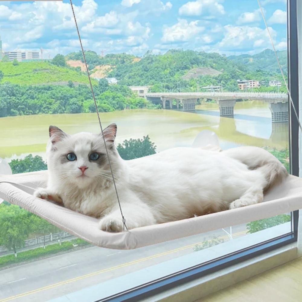 Cat Window Perch Suction Cup Cat Hammock Foldable Window Sill Cat Bed For Cats All Season Pet Sleeping Bed