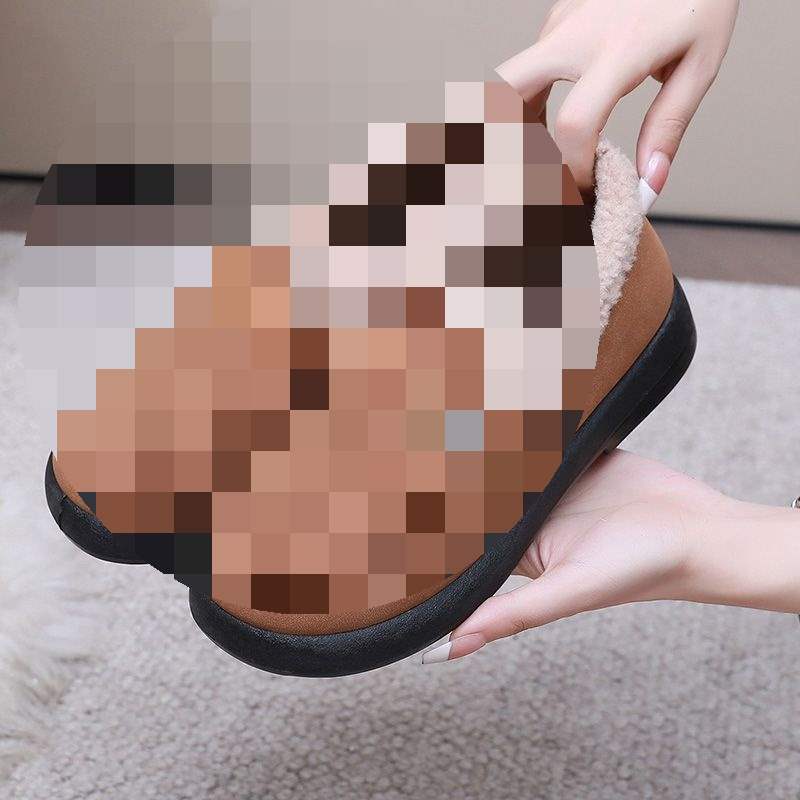 Cotton shoes women's Korean version Doudou shoes short snow boots four seasons warm Mao Mao shoes soft sole non-slip