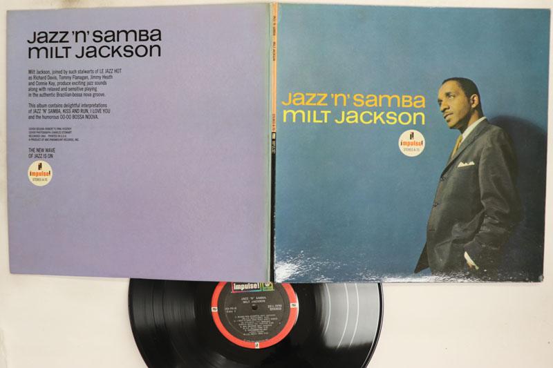LP Record MILT JACKSON Jazz n Samba AS70 IMPULSE US Jazz Used