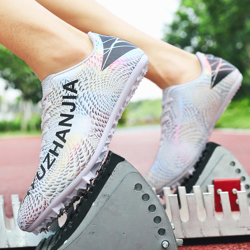 Spike shoes track and field sprinting training shoes men's spike shoes women's medium and long running long jump shoes high school entrance examin
