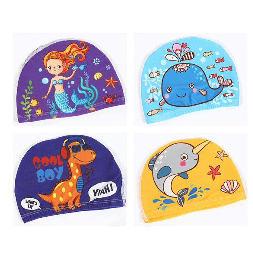 Süße Cartoon Kinder Bequeme Mode Badekappe