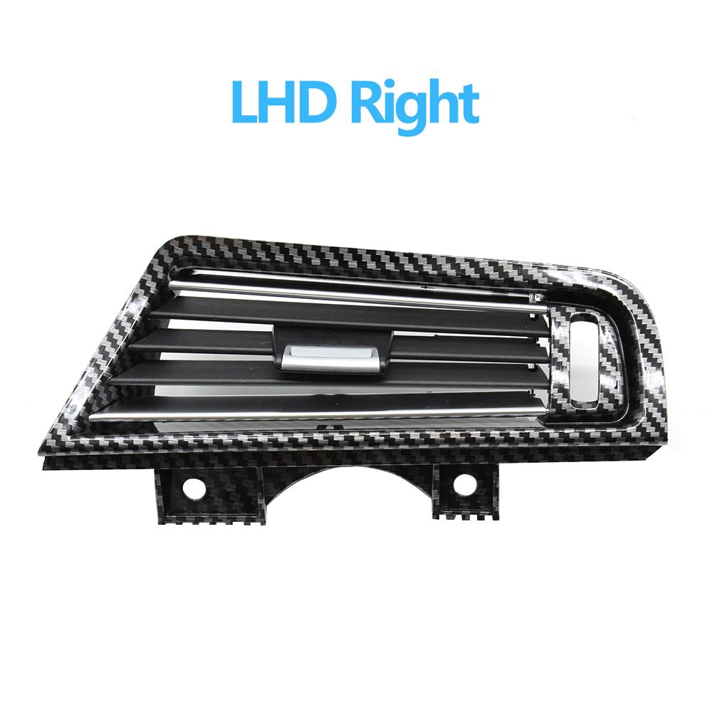 LHD RHD Carbon Fiber Chrome Front Rear Air Conditioning AC Vent Grille Outlet Cover For BMW 5 Series F10 520 521 523 525 528