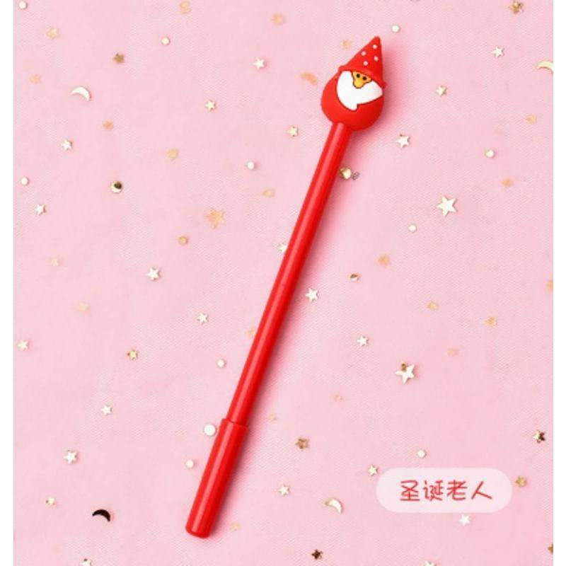 Practical 1Pc Christmas Cartoon Gel Pen Creative Signature Exam Pen Student Office Kids Stationery Xmas Party Gift Accessory