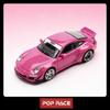 AABKQ1 POP RACE PR640202 1:64 Porsche 911 997 RWB Widebody Pink Limited Edition Diecast Model Car In Stock Ready To Ship