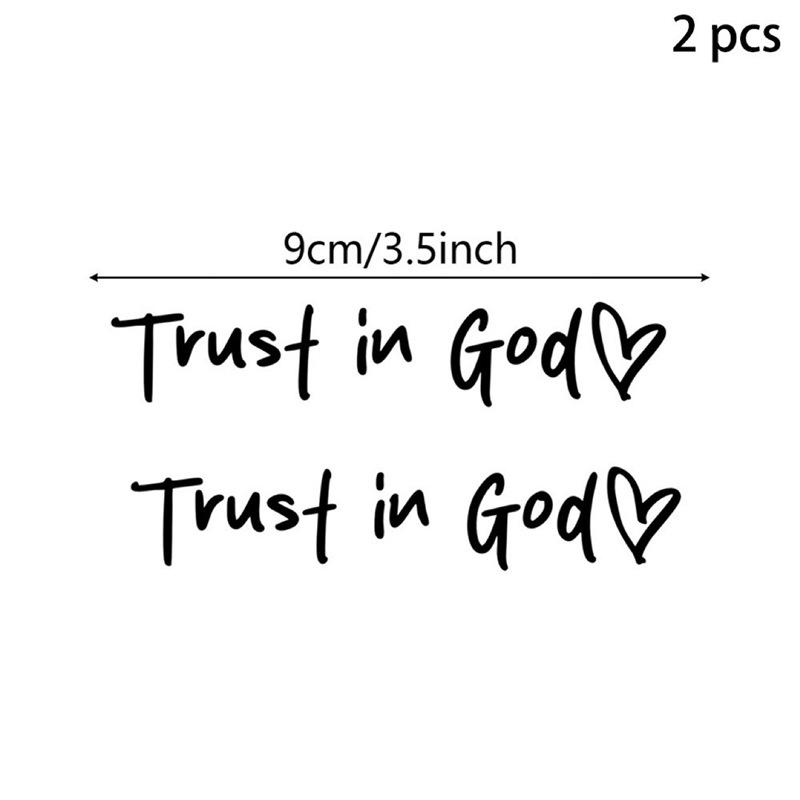 Faith-Inspired Rearview Mirror Makeup Mirror Decal