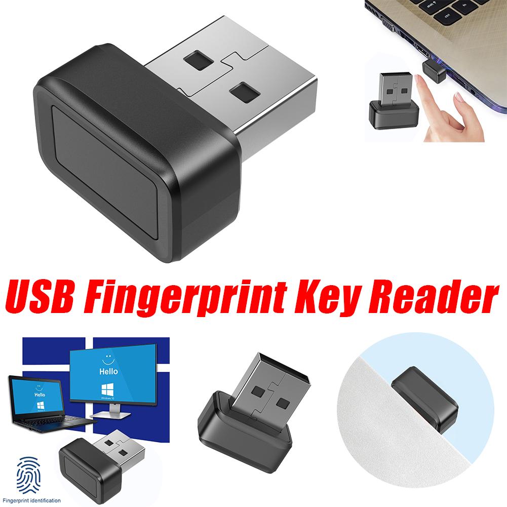 USB Fingerprint Key Reader For Windows 10/11 Hello Security Key Biometric Scanner PC Fingerprint Sensor Module Password Free