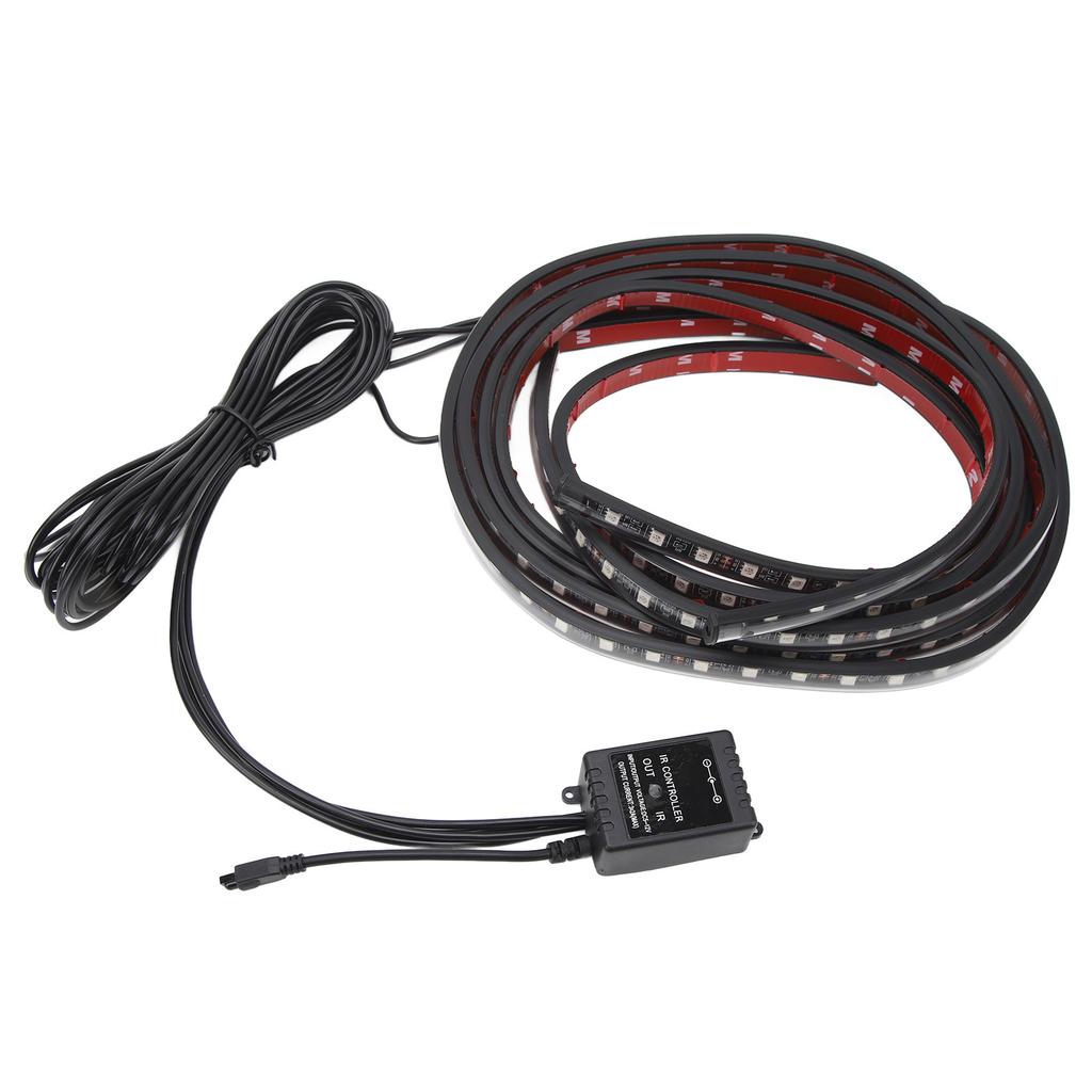 Auto-Unterbodenbeleuchtungs-Kit, Sound Control LED-Umgebungslicht mit Bluetooth-App und Fernbedienung