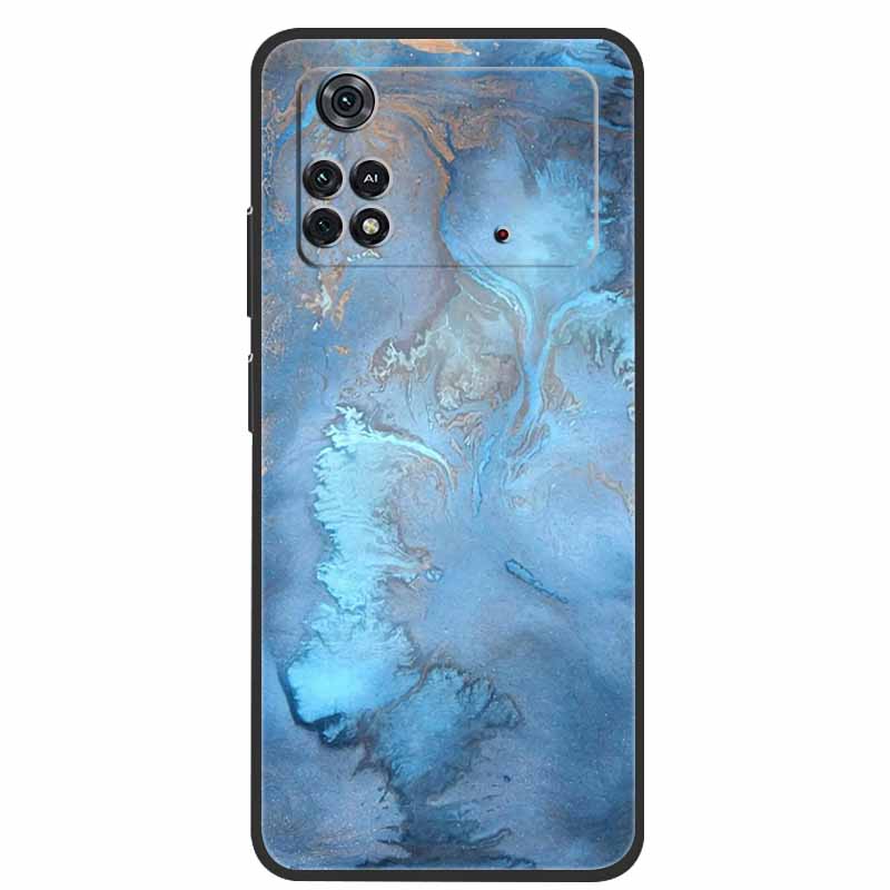 For Poco X4 Pro 5G Case Poco M4 Pro 2022 Marble Silicone TPU Back Cover for Xiaomi Poco M4 Pro 4G Phone Case Poco X4 Pro 5G Capa