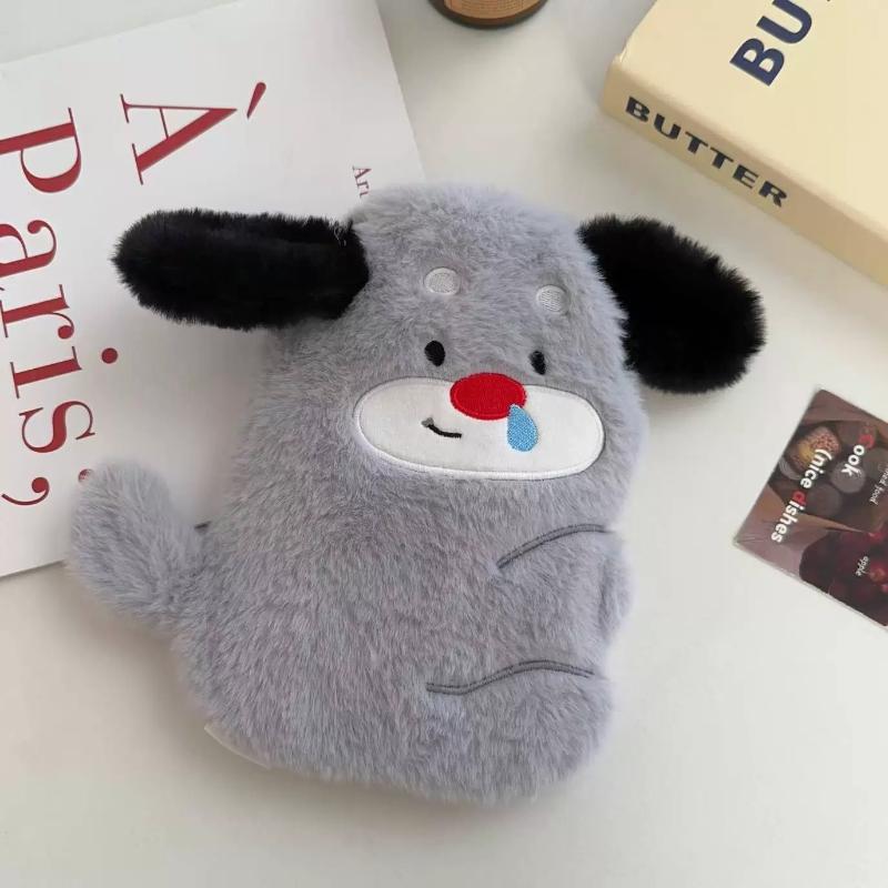 2025 Nový ohřívač břicha Silný plyšový ohřívač rukou Roztomilý kreslený ohřívač na horkou vodu Teplý sáček na vodu Vícebarevný volitelný