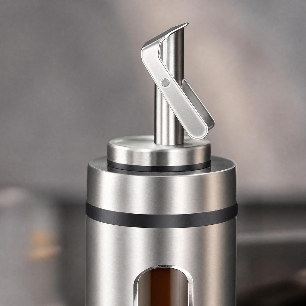 Stainless Steel Oil Dispenser Sturdy for Restaurant Crew