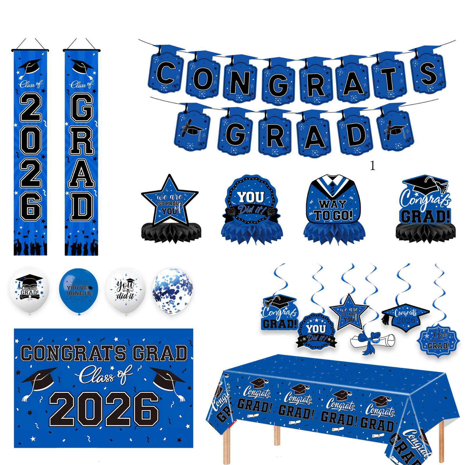 Graduation Theme Party Decoration Set