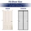 Upgraded Magnetic Screen Door for Tall Door to 38x98 with 42 Longer & Stronger Magnets,Retractable Screen Doors for Front Door,Heavy Duty Fiberglass
