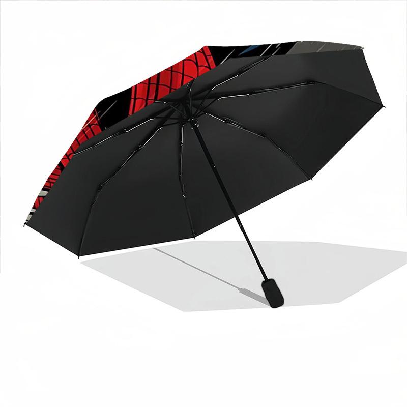 1pc Spider-Man Automatic Folding Umbrella, 8 Ribs for All-Season Use 023