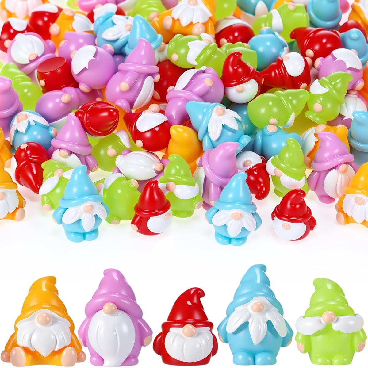 10 / 20 ШТ. Мини-фигурки гномов из смолы Рождественские украшения Идеально для украшения елки Сделай сам Сказочный сад Праздничный подарок