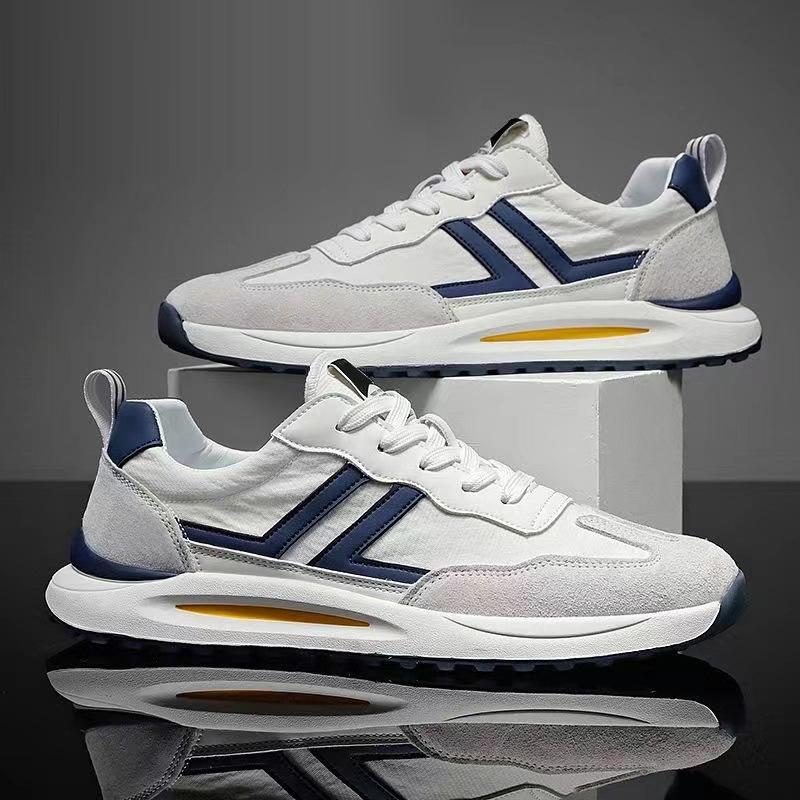 Men's Shoes Summer Simple Breathable Canvas Shoes Light and Comfortable Sports and Leisure Trendy Shoes Men's Fashion Soft-soled Forrest Gump Shoes