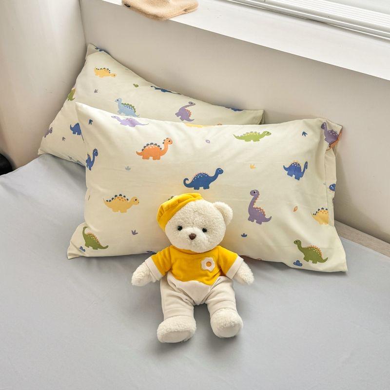 Kids Dinosaur Bedding Sets For Girls Boys  New Single Bed Sheet Set Cartoon Duvet Cover Set Pillowcase Bed Linen No Filler