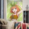 The Anime Quintessential Quintuplets Colorful Tapestry Wall Hanging Hippie Flower Wall Carpets Dorm Decor Japanese Tapestry