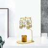 Stainless Steel Candle Holder Wide Application Automatic Rotation Durable