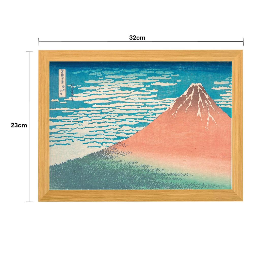 [Apollo Craft] LED Art, Interior Decor, Glowing Art, Japanese Modern, Gift, Wall Hanging, Katsushika Hokusai's Thirty-six Views of Mount Fuji