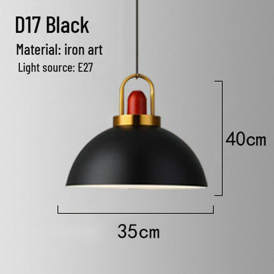 Retro Industrial Wrought Iron Pendant Lamp - Minimalist Style for Bars, Hotels, and Restaurants