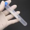 20 stk/parti 15 ml plast sentrifugerør med rund bunn, laboratorietestrør med skrukork og gradering, beholder for frosne hetteglass