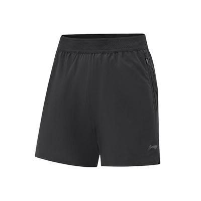 Li Ning Running Series Simple Comfortable Breathable Regular Training Sports Shorts Women Shorts AKSU752-3