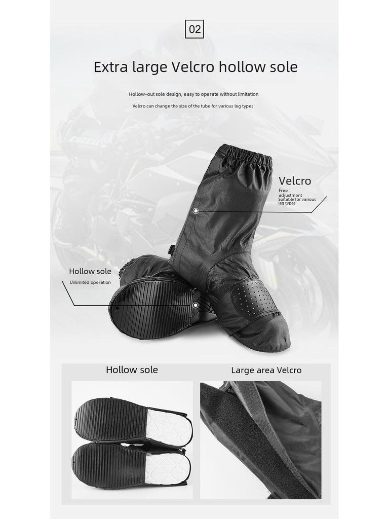 Wasserdichte Motorradausrüstung und Schuhüberzug aus Oxford-Stoff